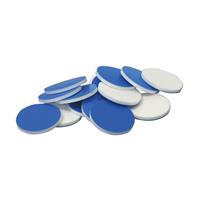 White Silicone/Blue PTFE Septa for 18 mm Screw Top (100/pk) 
